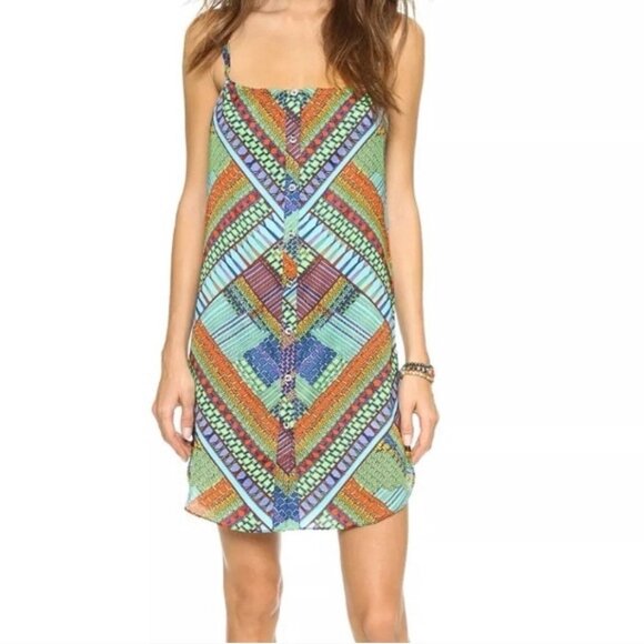 Mara Hoffman Dress - Button-front Tunic Cover Dress Size S Gorgeous! - Picture 1 of 8